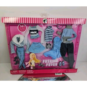Barbie Fashion Fever Fashions 14+ Pieces Mattel 2007 #L3390 NEW
